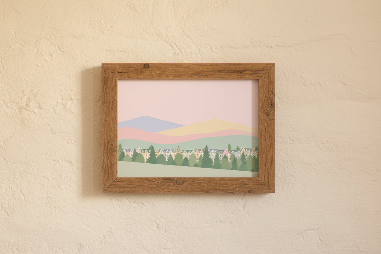 Keswick and mountain print