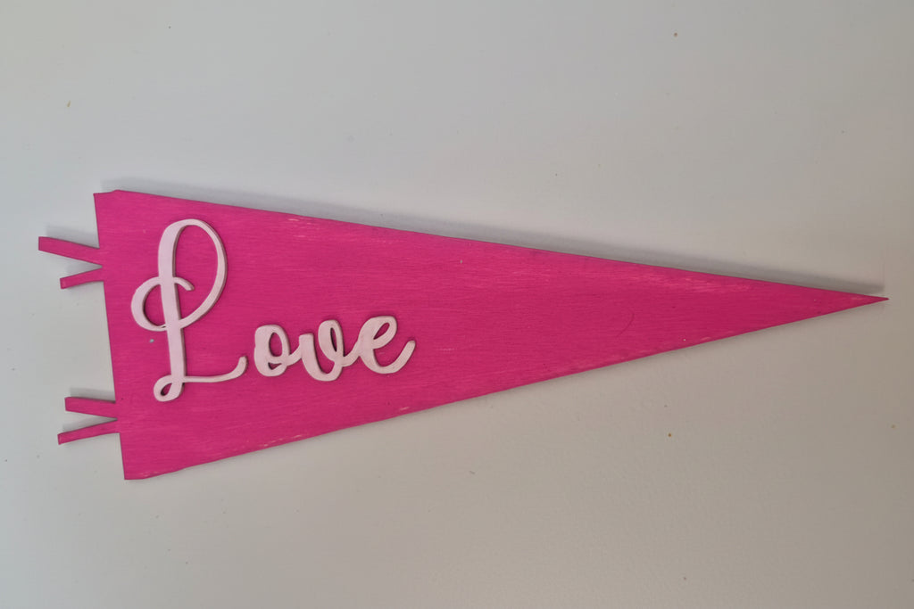 Personalised pennant flag