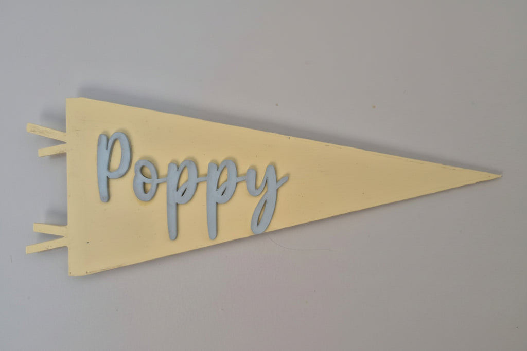 Personalised pennant flag