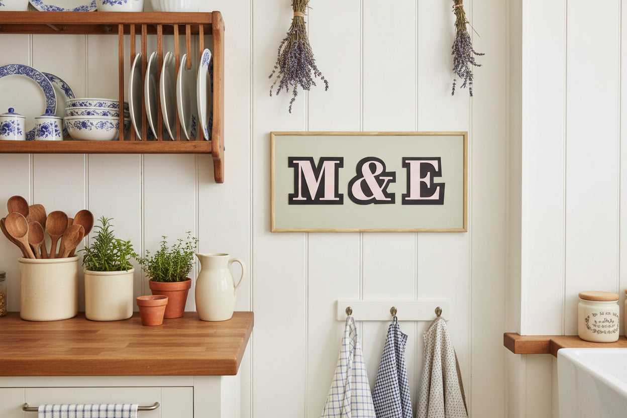 30x60cm wooden word wall art