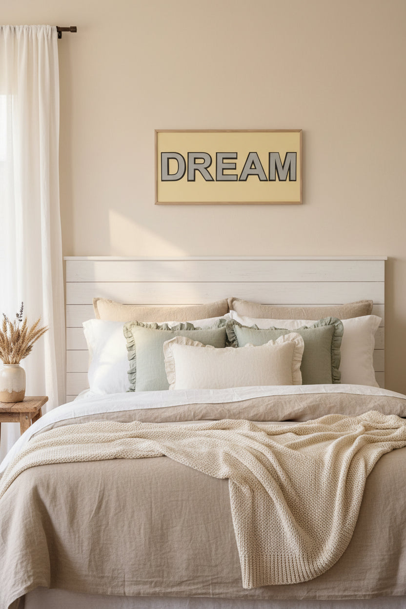 30x60cm wooden word wall art