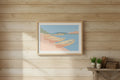 Keswick Derwent shore lake print (pastel)