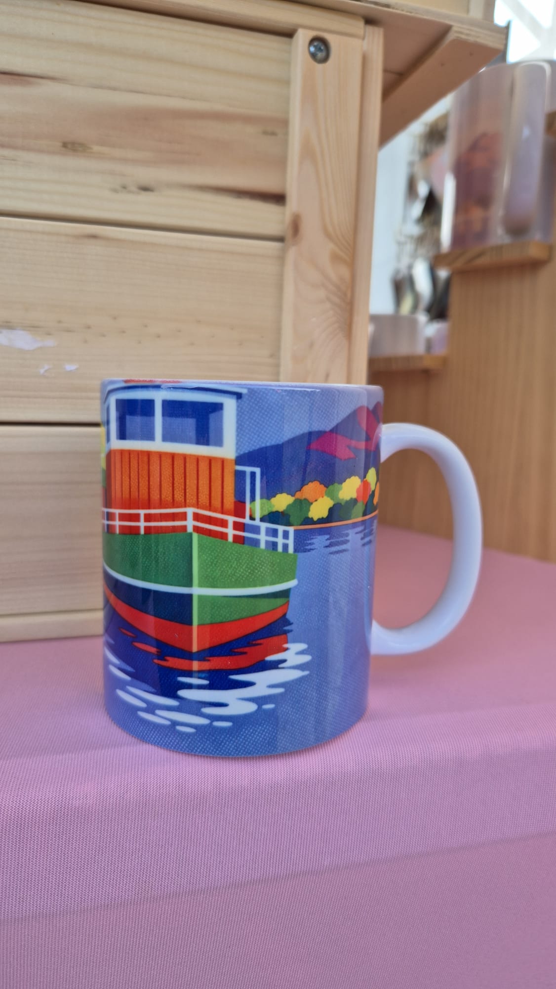 Ullswater Steamer Mug and coaster