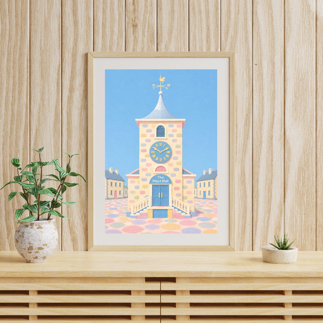 Keswick Moot Hall Print (pastel)