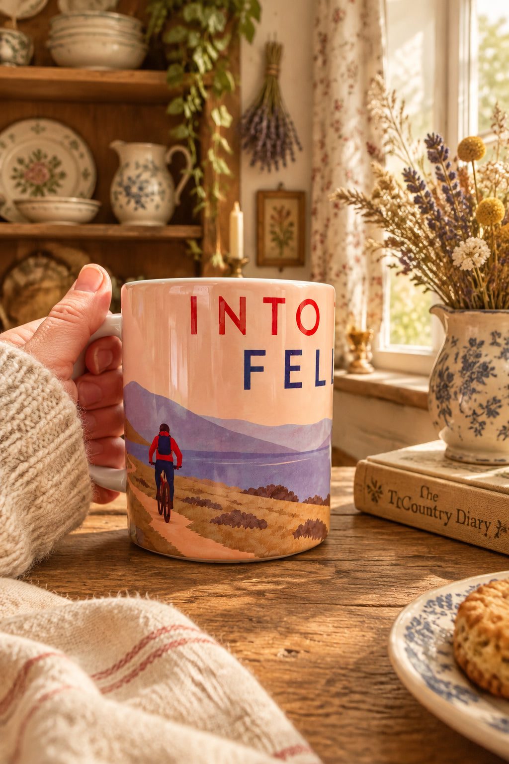 Into The Fells Mountain Biking Mug