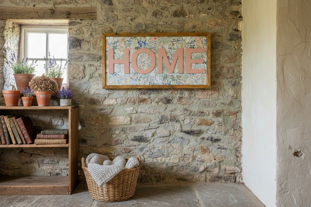 30x60 word wall art