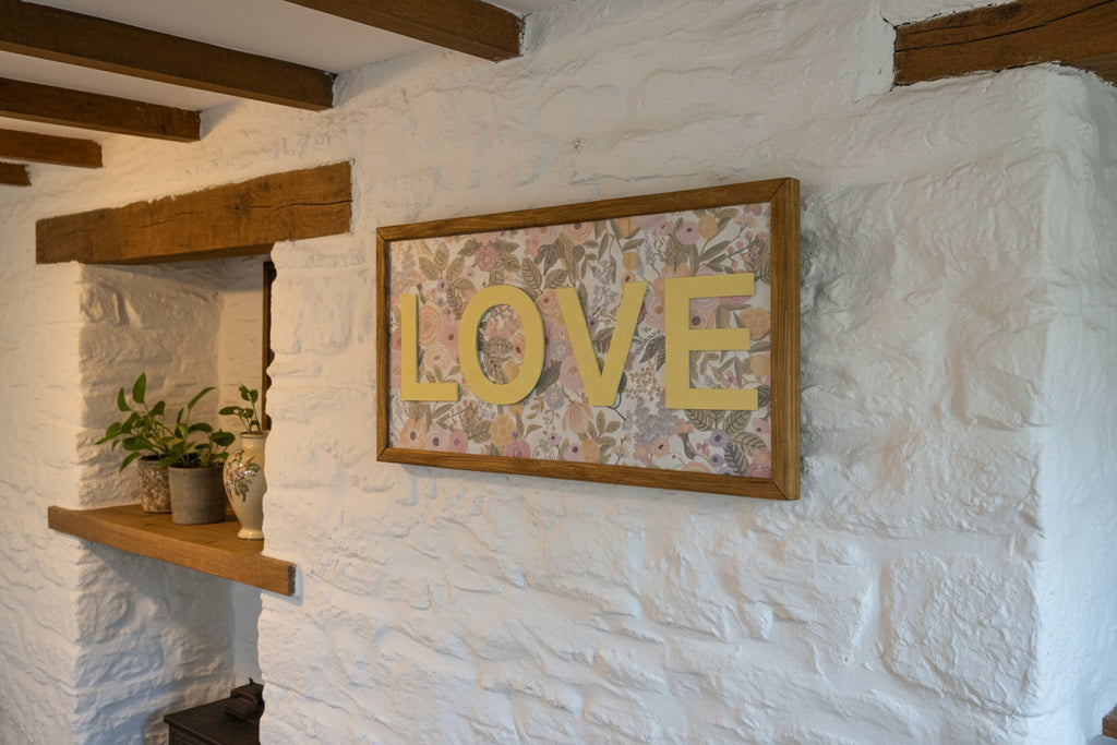 30x60 word wall art