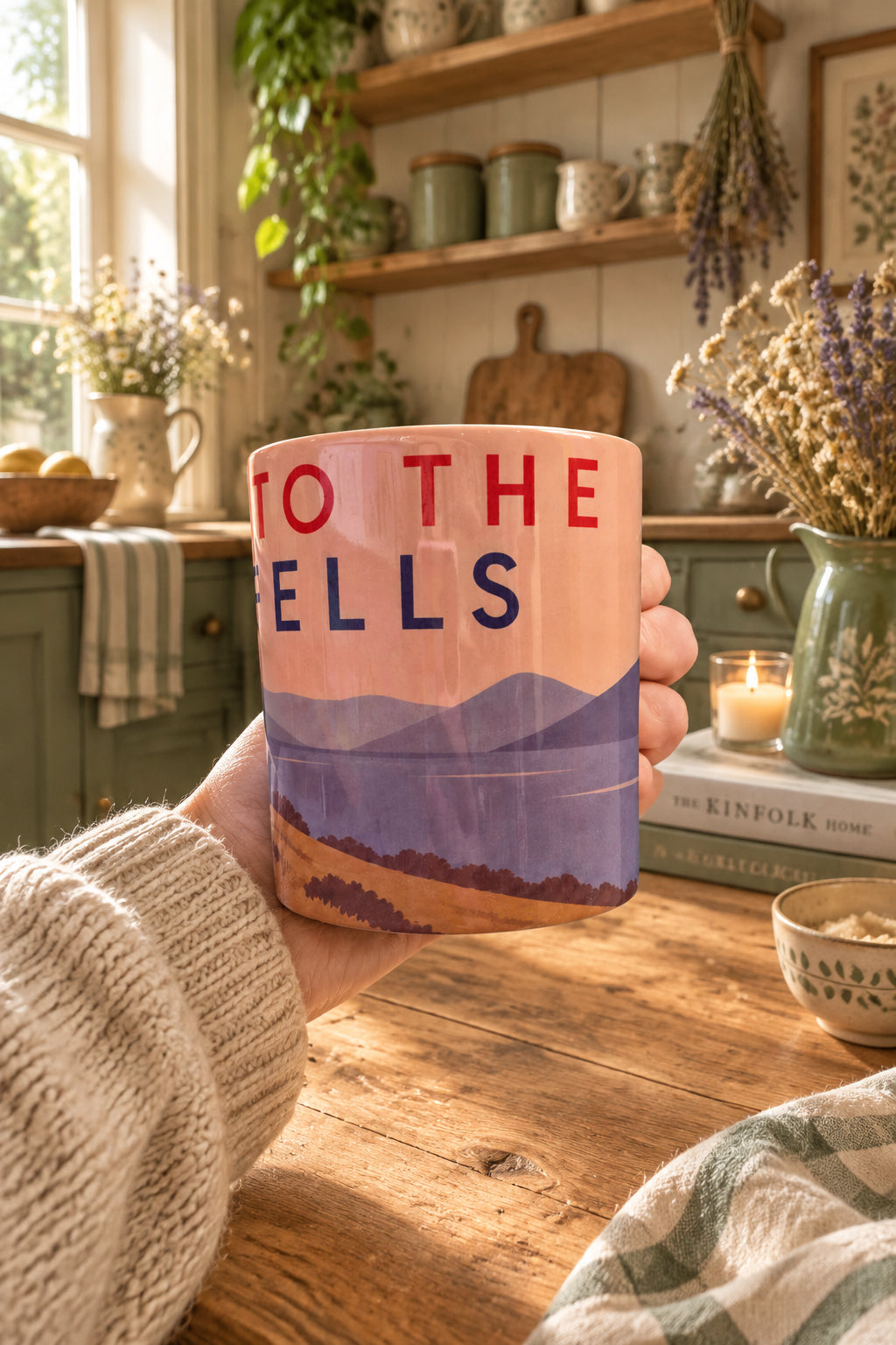 Into The Fells Mountain Biking Mug