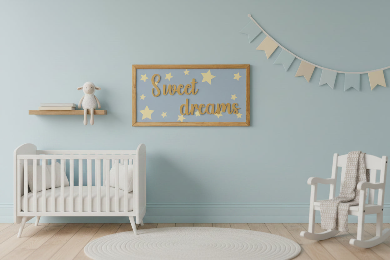 30x60 word wall art