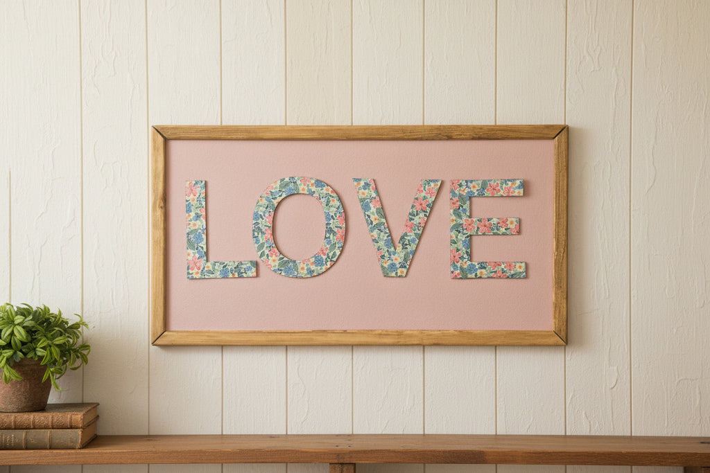 30x60 word wall art