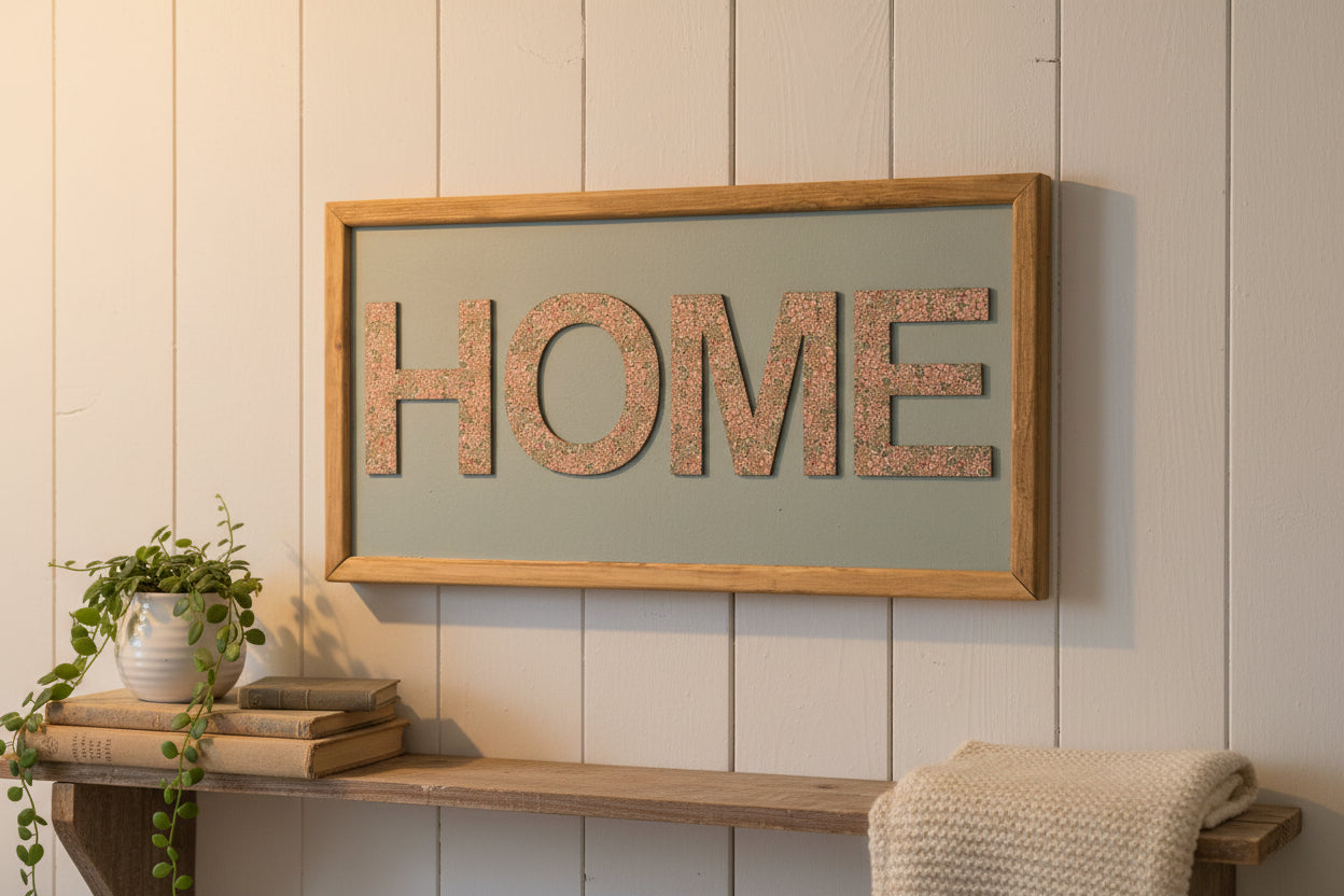 30x60 word wall art