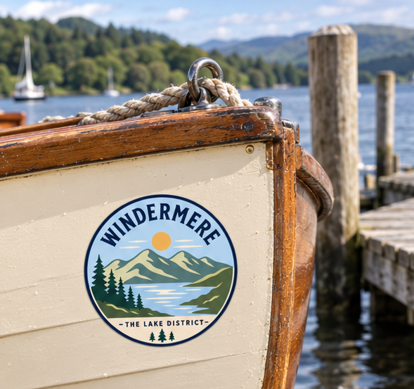Windermere Lake District Sticker