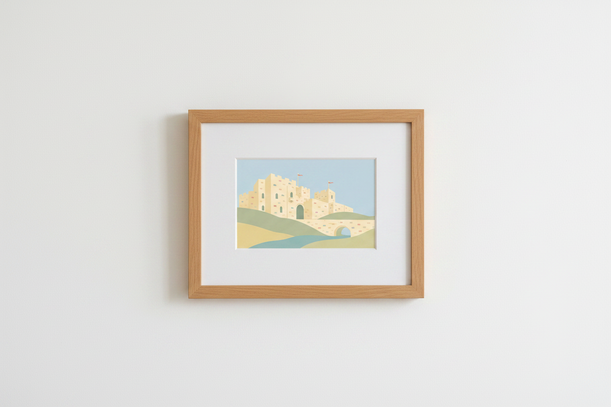 Carlisle Castle Print (pastel)