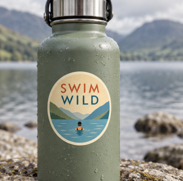 Swim Wild Sticker