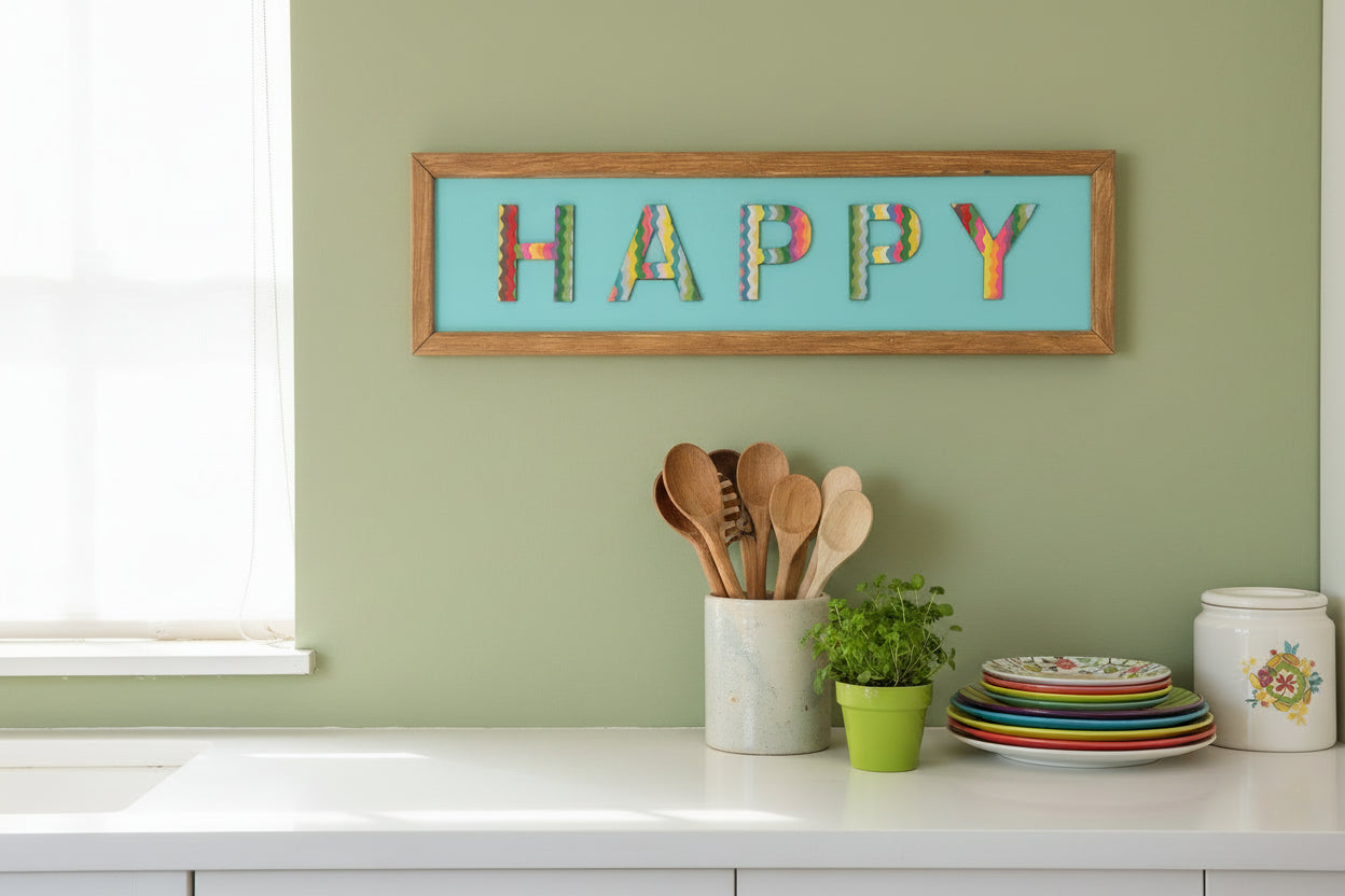 15x60 word wall art