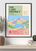 The Lake District 16 Lakes Print (pastels)
