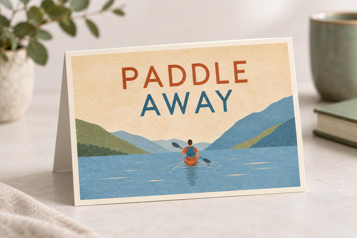 Paddle Away Card