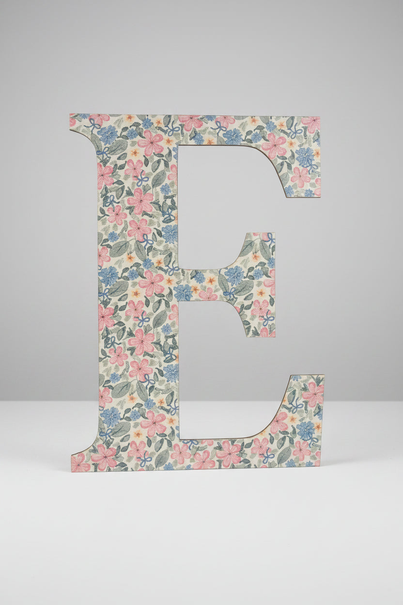 Large patterned letter