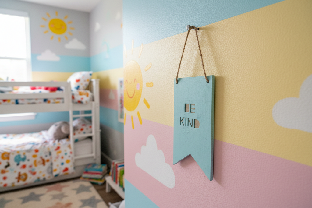 Personalised wooden flag